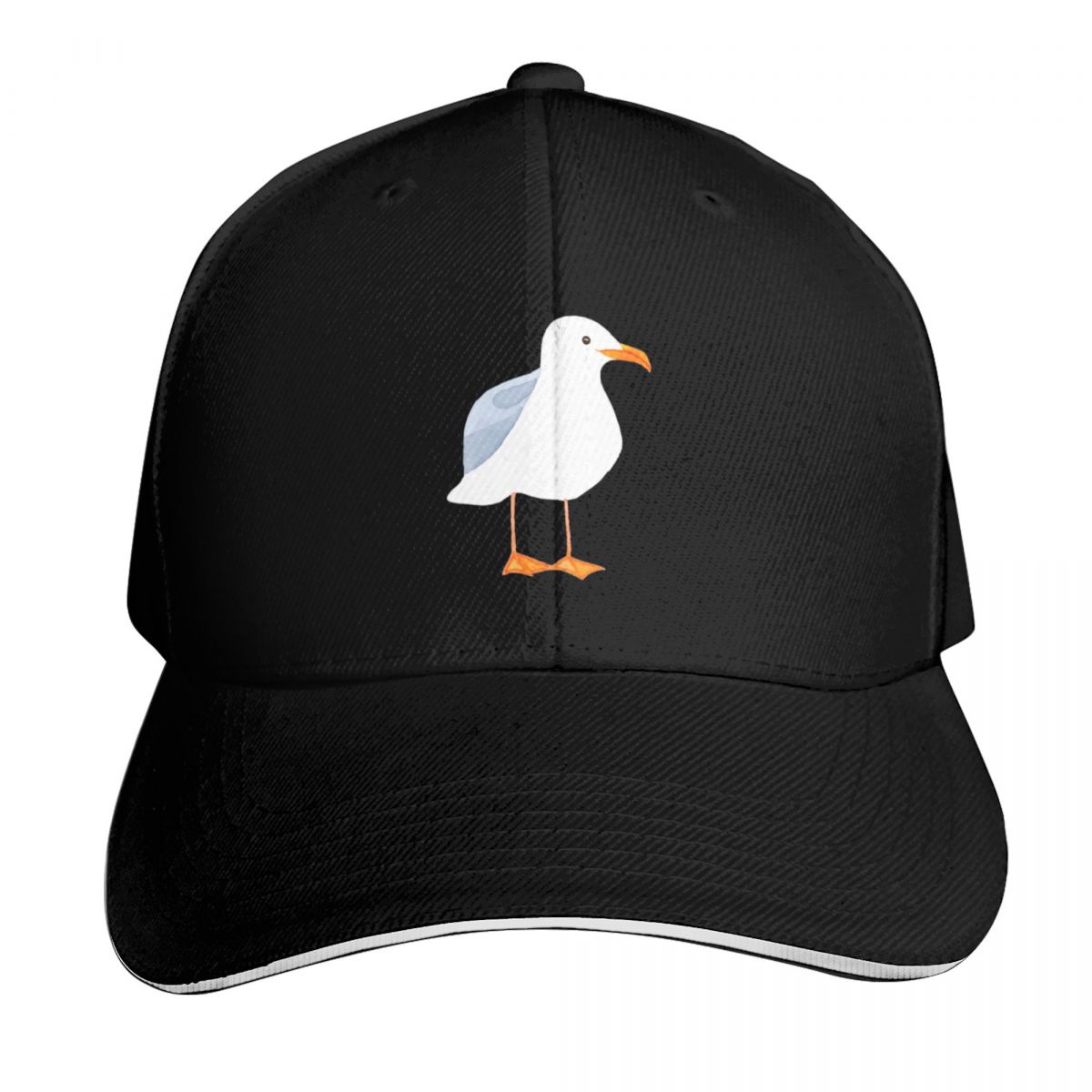 Cap Streetwear Brand - SEAGULL WATERCOLOR - Cute Sea Bird