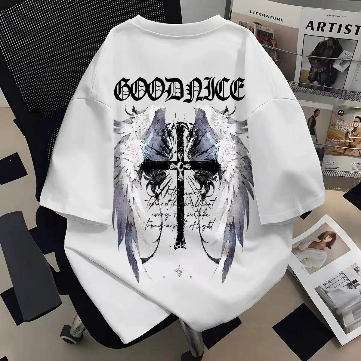 Streetwear Brand Name - Big-name pure cotton Instagram-style American high-street