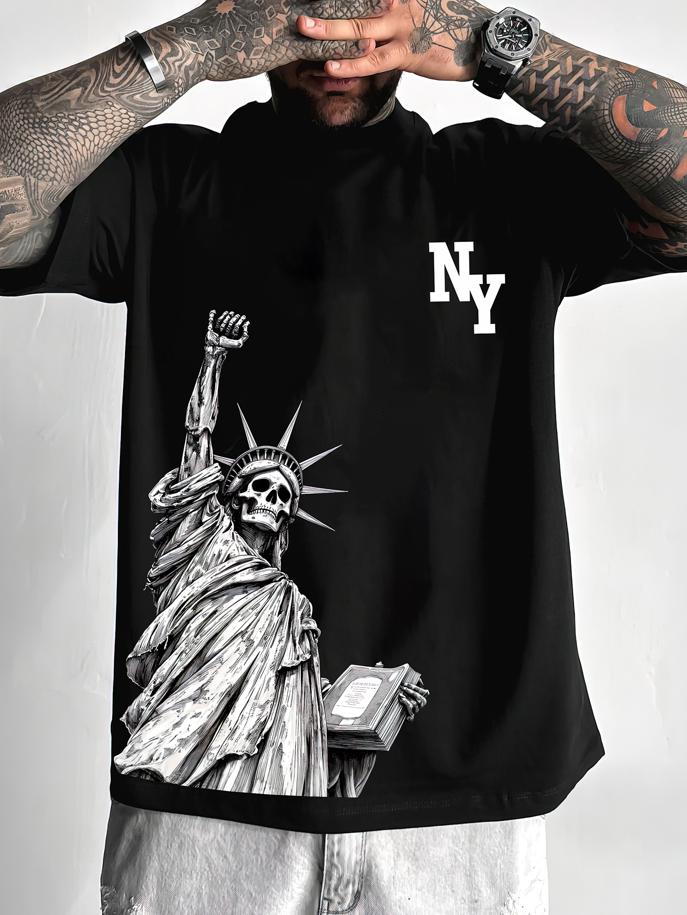 Streetwear Brand New York - Men's Oversized NY New York Streetwear