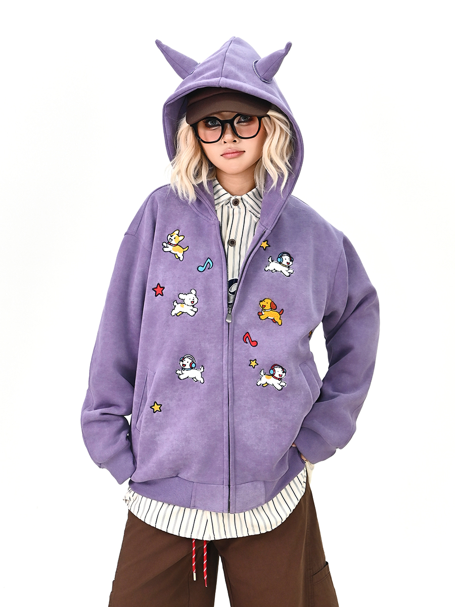 Streetwear Brand Of The Year - Loose Women's Hoodie Cardigan Korean Style