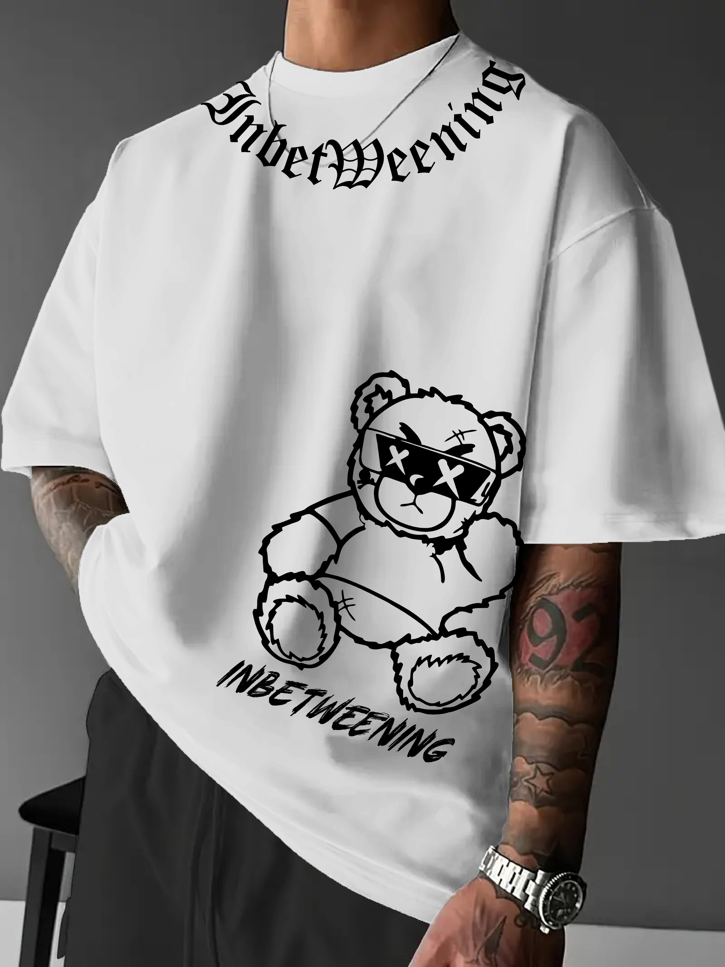 Gothic Streetwear Brand - Men's Oversized Gothic Streetwear T-shirt Brand
