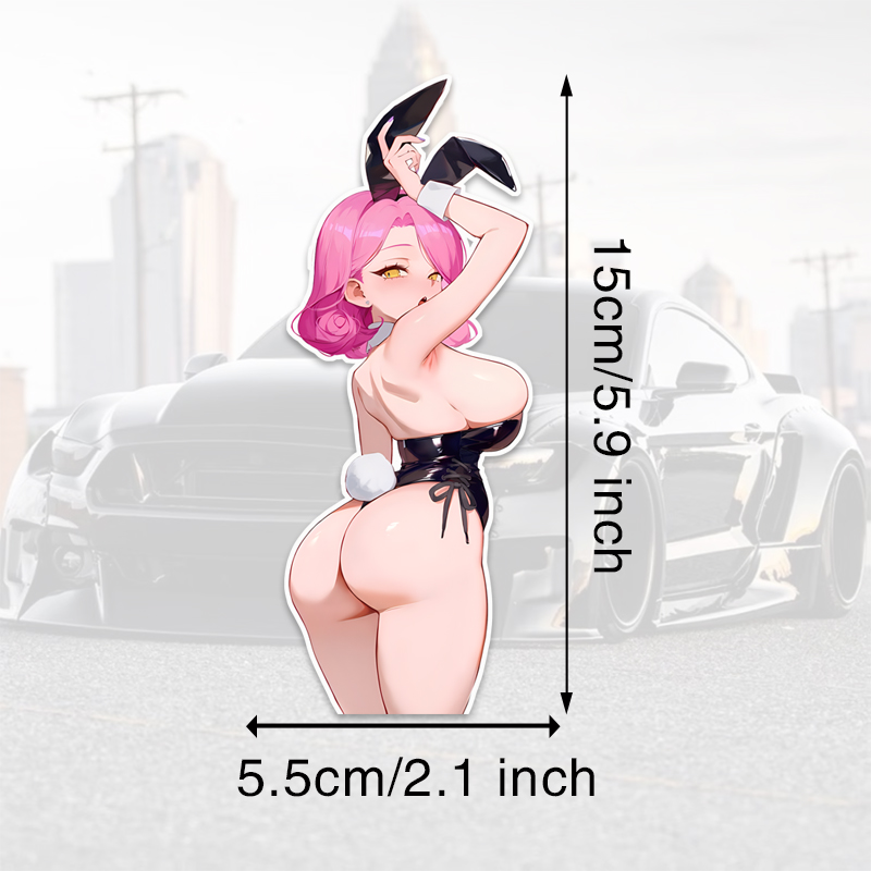 DM22# Anime Car Sticker Rabbit - đánh giá và giá Streetwear Brand Stickers