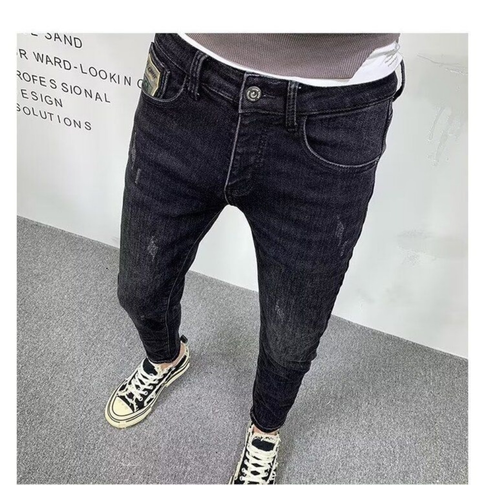 New Fashion Spring Autumn Men' - đánh giá và giá Streetwear Brand Denim