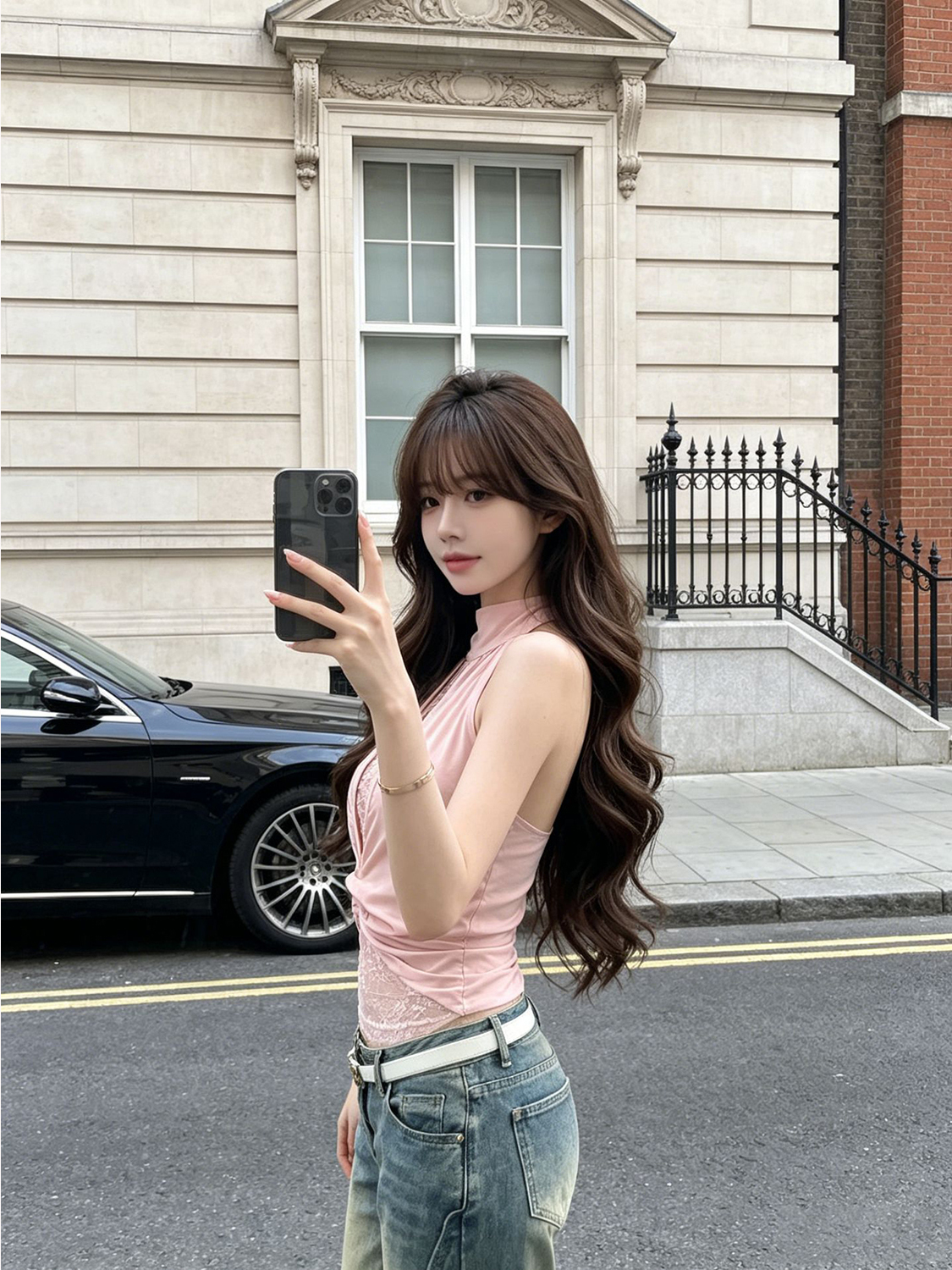 Pink Lace Hollow out Vest Wome - đánh giá và giá Streetwear Brand Of The Year
