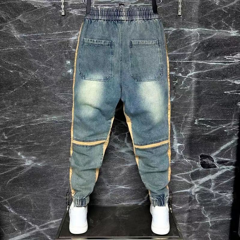 2024 New Harem Pants Spliced C - đánh giá và giá Streetwear Brand Denim