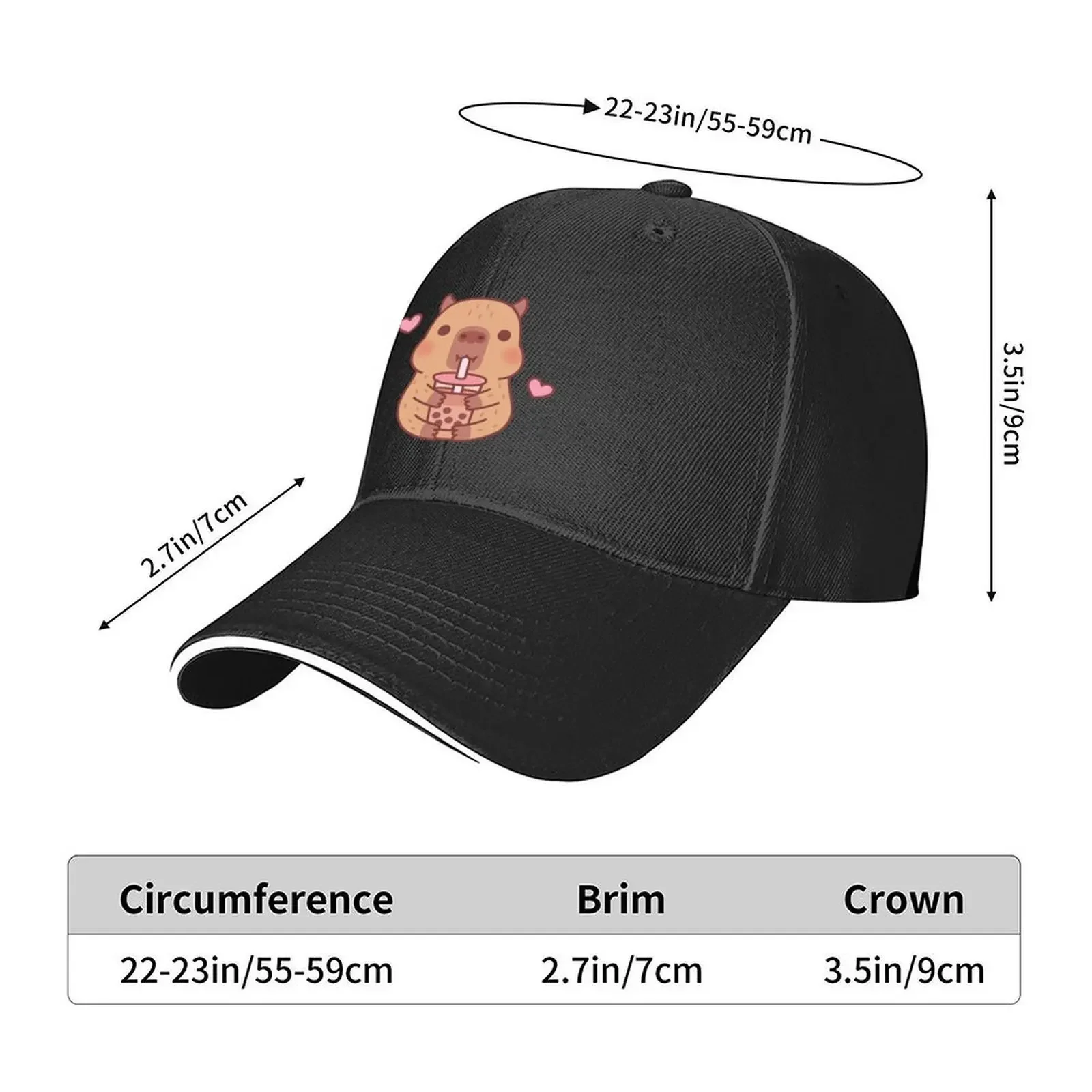 Cute Little Capybara Loves Bub - đánh giá và giá Cap Streetwear Brand