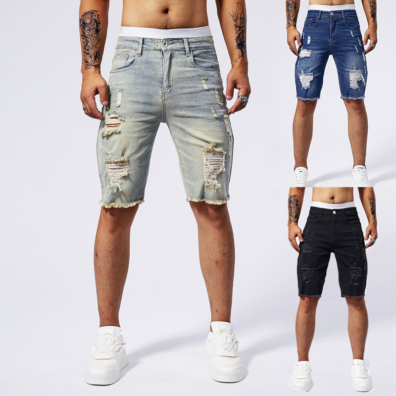 2025 Summer New Men's Ripped D - đánh giá và giá Streetwear Brand China