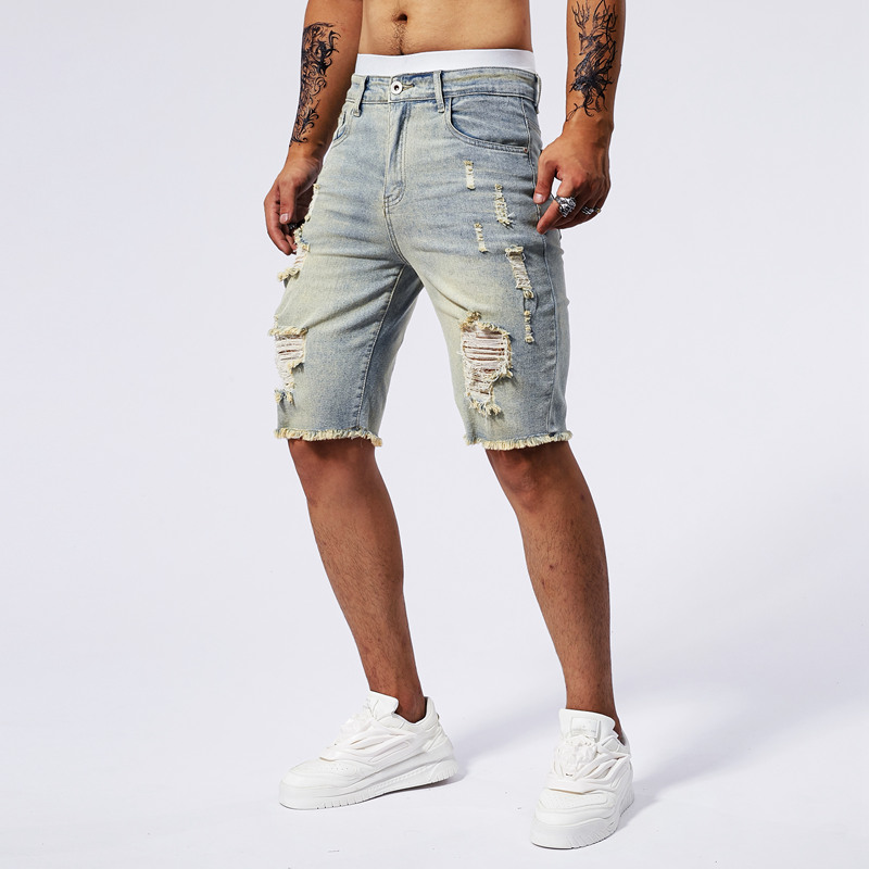 2025 Summer New Men's Ripped D - đánh giá và giá Streetwear Brand China