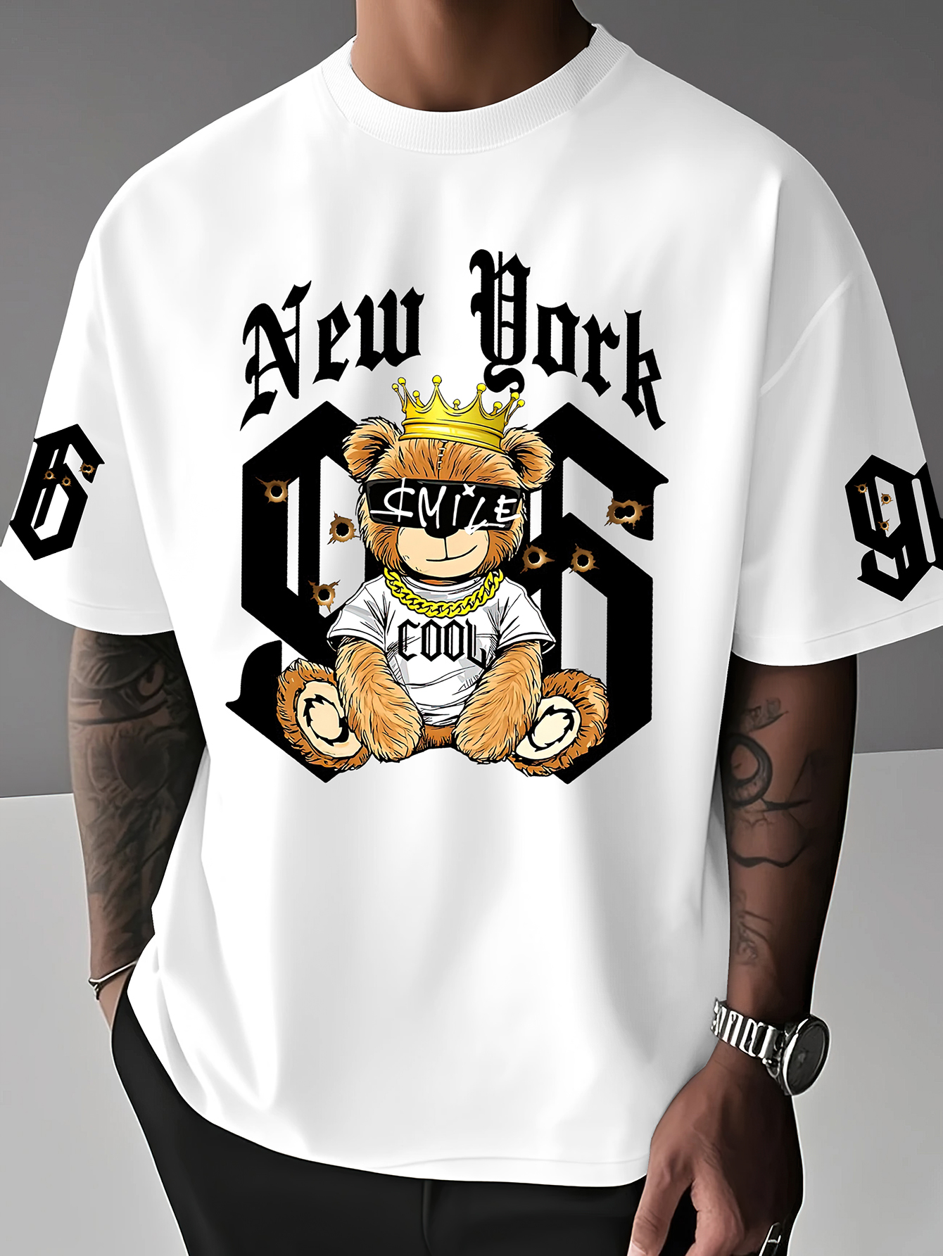 Men's Oversized New York Hip H - đánh giá và giá Gothic Streetwear Brand