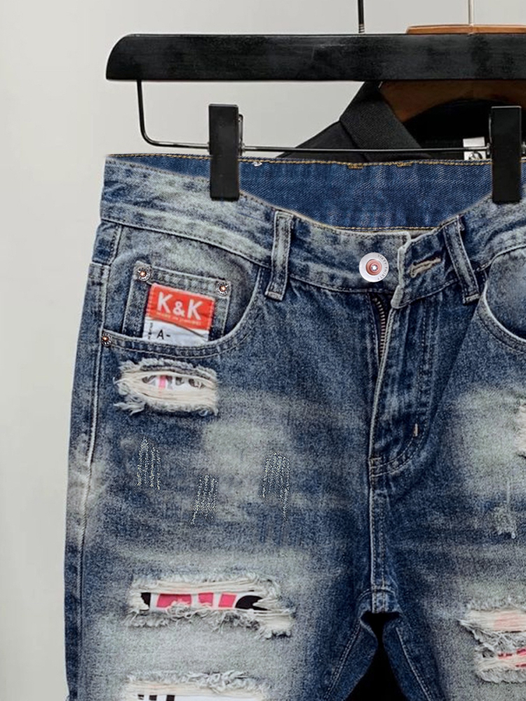 2026 Summer Ripped Straight Me - đánh giá và giá Streetwear Brand Denim