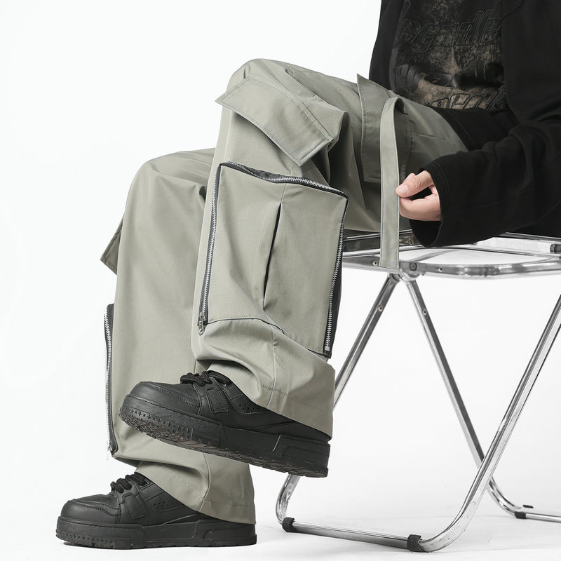 Fashion Men Cargo Pants Loose  - đánh giá và giá Streetwear Brand China