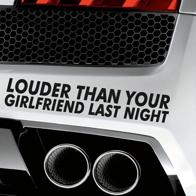 1 pc Louder Than Your Girlfrie - đánh giá và giá Streetwear Brand Stickers