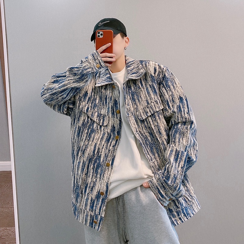 Loose Fit Men's Denim Jacket B - đánh giá và giá Streetwear Brand Denim