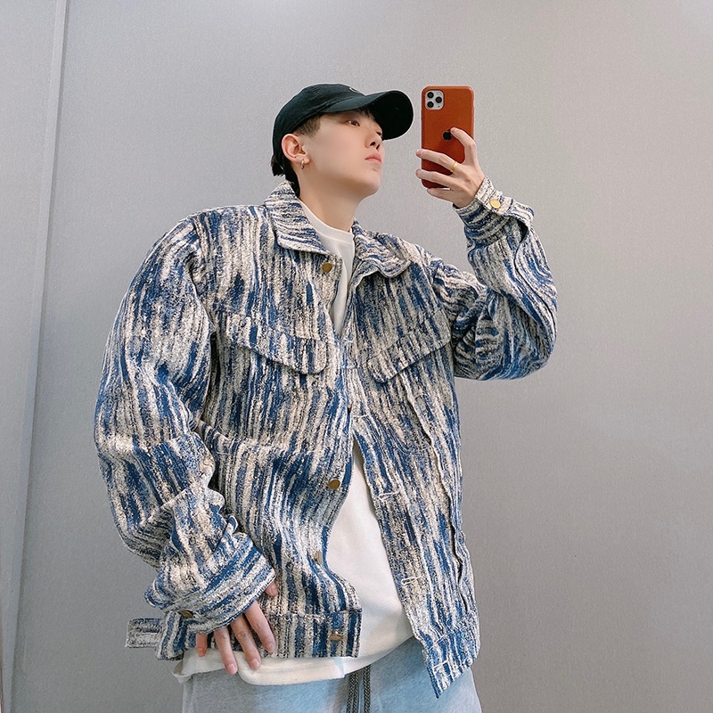 Loose Fit Men's Denim Jacket B - đánh giá và giá Streetwear Brand Denim