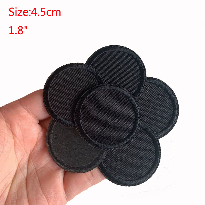 5Pcs Black Round Patches For C - đánh giá và giá Streetwear Brand Stickers