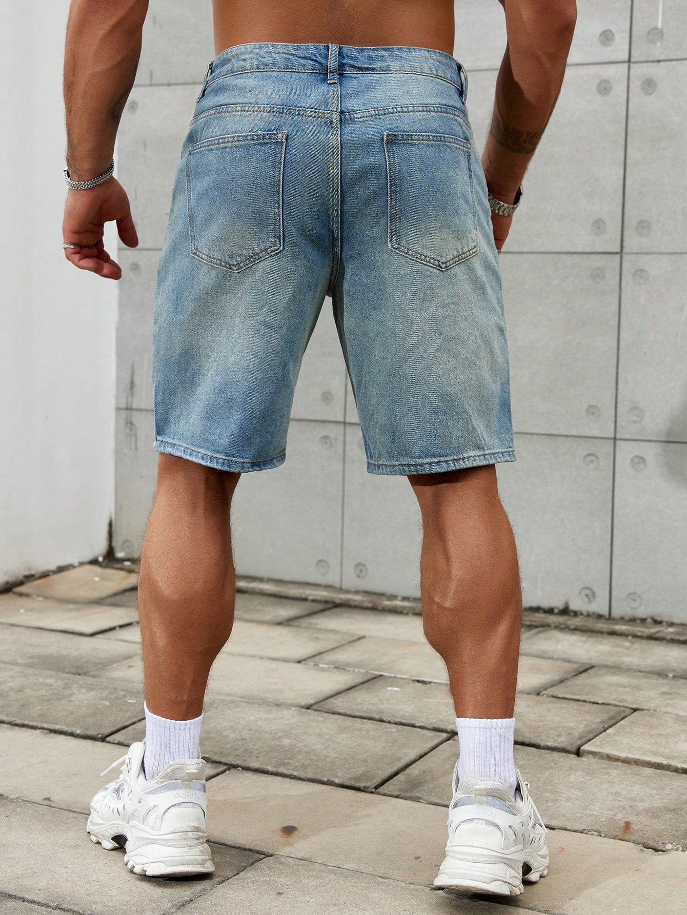 New Fashion Mens Ripped Short  - đánh giá và giá Streetwear Brand Denim