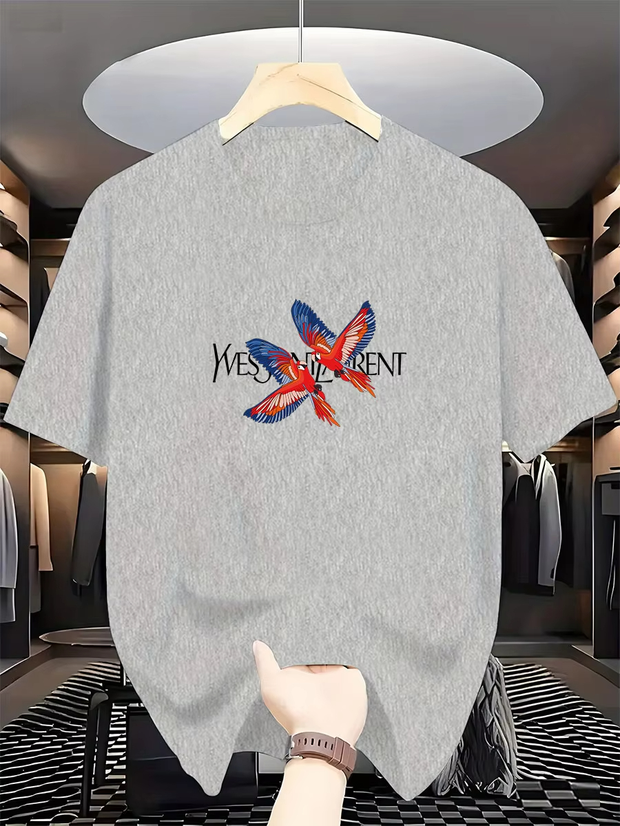 New Parrot Pattern Men's Fashi - đánh giá và giá Streetwear Brands International