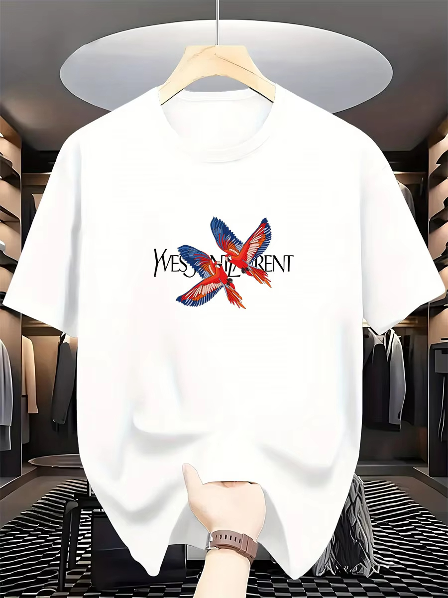 New Parrot Pattern Men's Fashi - đánh giá và giá Streetwear Brands International