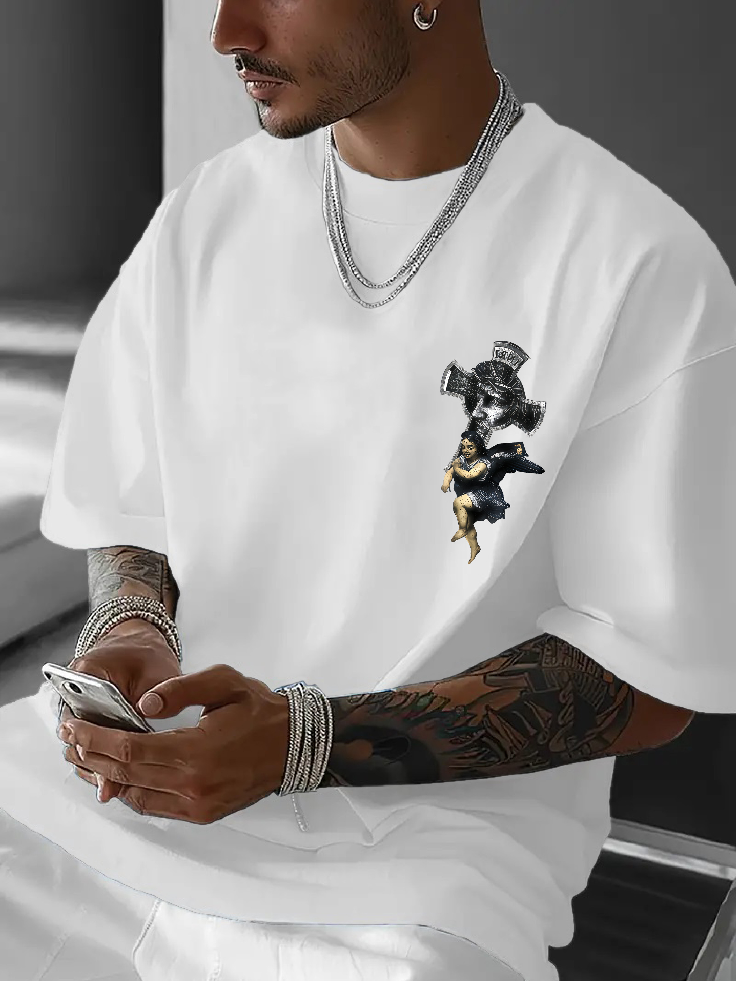 Men's Oversized Gothic Christi - đánh giá và giá Gothic Streetwear Brand